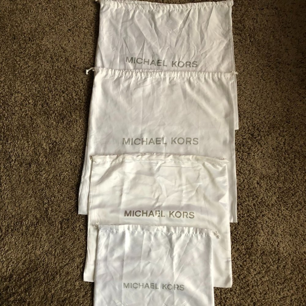 Michael Kors Satin X/Large/Medium  Dust Bags (4)